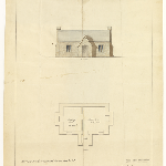 Cover image for Plan - Iron Pot Light-house - plans of new quarters for keeper