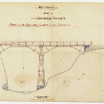 Cover image for Plan - Jones River - Bridge near junction with Derwent River