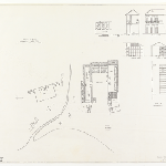 Cover image for Plan - Maria Island - Plans and sections of convict barracks
