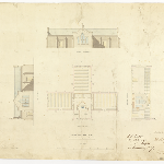 Cover image for Plan - Maria Island - plan section and elevation of proposed chapel