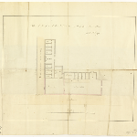 Cover image for Plan - New Norfolk - Gaol - proposed yard walls (Alex Cheyne)