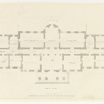 Cover image for Plan-Government House, Hobart-Pavilion Point, ground/entrance floor.Architect, J Lee Archer