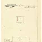 Cover image for Plan - Oatlands - Military Barracks - used by prisoners while erecting a gaol