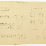 Cover image for Plan - Oatlands - Military Barracks - various sections