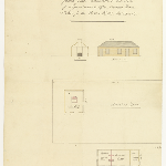Cover image for Plan - Oatlands - Superintendent's office, overseer's room and store for Public Works