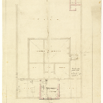 Cover image for Plan - Oatlands - Watch house - additions (R. G. Hamilton)