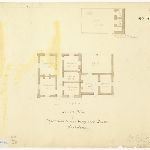 Cover image for Plan - Risdon (West) - Superintendent's and Ferrymen's house (Robert White)