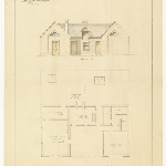 Cover image for Plan - Rokeby (Clarence Plains) - Watch house and magistrate's rooms