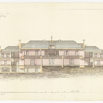 Cover image for Plan-Government House,Hobart-Pavilion Point.Architect,John Lee-Archer.