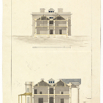 Cover image for Plan-Government House,Hobart-Pavilion Point, various aspects.Architect J Lee-Archer