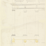 Cover image for Plan-Government House,Hobart-Pavilion Point-columns.Architect,J Lee-Archer