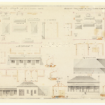 Cover image for Plan - Norfolk Island - Military Barracks - old and new - showing relative positions of buildings