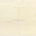 Cover image for Plan-Government House,Hobart,Domain-principal facade.Architect J.Blackburn.