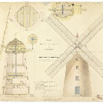 Cover image for Plan - Norfolk Island - Proposed Windmill - plans section and elevation - R G Hamilton