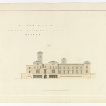 Cover image for Plan-Government House,Hobart,Domain-front facade.Architect, J.Blackburn.