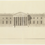 Cover image for Plan-Government House,Hobart-Domain-front facade.Architect, J.Blackburn.