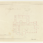 Cover image for Plan-Government House,Hobart,Domain-ground floor.Architect, J.Blackburn.