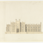 Cover image for Plan-Government House,Hobart,Domain-front facade (?) Architect, J.Blackburn