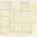 Cover image for Plan-Government House,Hobart,Domain-2 unnamed parts.Architect W.P.Kay, Public Works Dept.