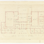 Cover image for Plan-Government House,Hobart,Domain-ground floor.Architect W.P.Kay