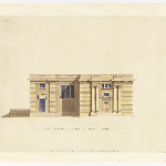 Cover image for Plan-Government House,Hobart,Domain-south-west front.Architect W.P.Kay.