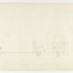 Cover image for Plan-Government House,Hobart-Domain (2 plans)-side facade.