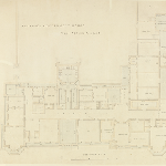 Cover image for Plan-Government House,Hobart, Domain-basement floor. Architect, R.E.Hamilton (public works)