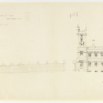 Cover image for Plan-Government House,Hobart, Domain-west side. Architect, R.E.Hamilton, Public Works.