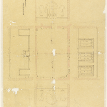 Cover image for Plan-Government House, Hobart, Domain-Dining Room.  Architect, Public Works.