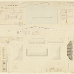 Cover image for Plan-Military Barracks, Hobart-proposed alterations. Architect, R.E.Hamilton, Public Works Department.