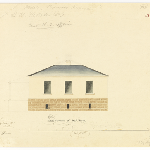 Cover image for Plan-Military Barracks, Hobart-Side of messroom. Architect, Colonial Architect.