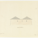 Cover image for Plan-Military Barracks, Hobart-Lieut.White's quarters. Architect, James Thomson, Colonial Architect's Office