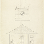 Cover image for Plan-St Davids's Church, Hobart Town.  Architect, J.Lee Archer