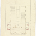 Cover image for Plan-St David's Church, Hobart Town (plan no.2). Architect J.Lee Archer.