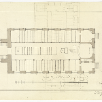 Cover image for Plan-St David's Church, Hobart Town (No.6 B). Architect, J.Lee Archer.