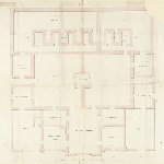 Cover image for Plan-Gaol,Hobart-proposed.  Architect, W.P.Kay