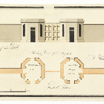 Cover image for Plan-Gaol, Hobart-proposed.  Architect, A Waddell.