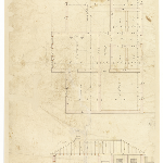 Cover image for Plan-Gaol, Corner Macquarie & Murray Streets, Hobart.  Architect, Frederick Thomas, Public Works.