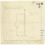 Cover image for Plan-Gaol, Hobart-additions to the sick room.  Architect, Engineer's Office.