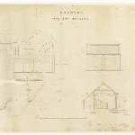 Cover image for Plan-Prisoner's Barracks, Hobart-proposed stable.  Architect, Royal Engineers, John Twiss