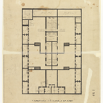 Cover image for Plan-Cascades Factory, Hobart-upper floor. Architect, J.Lee Archer, Engineer's Office. [Female Factory]