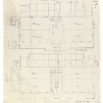 Cover image for Plan-General Hospital, Hobart-Ground Floor & First Floor. Architect, Public Works Department