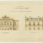 Cover image for Plan-Customs House, Hobart.  Architect, J.G.McNeilly, Colonial Architect's Office.