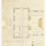 Cover image for Plan-Public Buildings, Murray St, Hobart-police offices and ground.