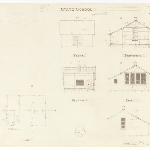 Cover image for Plan-State School-Type C-3 plans (original & 2 copies). Public Works Department, Architect.
