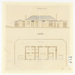 Cover image for Plan-Constable's quarters & lock-up, at Antill Ponds(possibly)