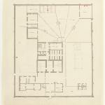 Cover image for Plan - Launceston Penal Establishment - alterations and additons. Architect, Publlic Works Department.