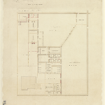 Cover image for Plan - Launceston Penal Establishment - alterations and additions to gaol. Architect, Public Works Department