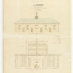 Cover image for Plan - Launceston Penal Establishment - Chapel proposed to be built for convicts - R Kelsall