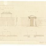 Cover image for Plan - Launceston Penal Establishment - Gaol - design for new entrance